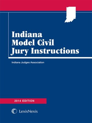 cover image of Indiana Model Civil Jury Instructions